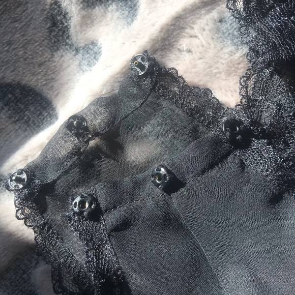 Victoria’s Secret Vintage Gold Label Black Lace Teddy - Picture 8 of 9